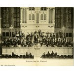 POSTCARD - Lviv. Lviv Philharmonic Orchestra - ca. 1900 [very rare, fold-out]