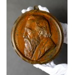 Patriotic Medal. Józef Ignacy Kraszewski. Henneberg Brothers, Warsaw, 1880
