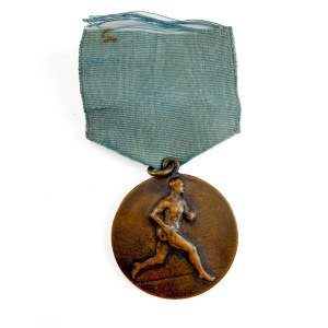 Sports medal. Military Sports Competition. P.W. Academy Camp. 3rd 2,550-meter cross-country race — 1926