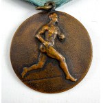 Sports medal. Military Sports Competition. P.W. Academy Camp. 3rd 2,550-meter cross-country race — 1926