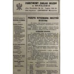Advertising leaflet. National Institute of Hygiene in Warsaw. Instructions for performing the Dick’s test [scarlet fever]