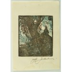 JAKUBOWSKI, Stanisław (1885–1964) – An Ancient Tree [woodcut]