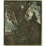 JAKUBOWSKI, Stanisław (1885–1964) – An Ancient Tree [woodcut]