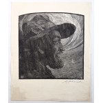 JAKUBOWSKI, Stanisław (1885–1964) — *The Vagabond* [woodcut]