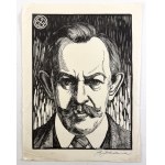 JAKUBOWSKI, Stanisław (1885–1964) – Self-Portrait [woodcut]