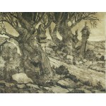 JAKUBOWSKI, Stanisław (1885–1964) — The Slavic Road [etching]