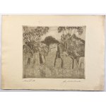 JAKUBOWSKI, Stanisław (1885–1964) — Jewish Graves [mezzotint]
