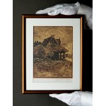 JAKUBOWSKI, Stanisław (1885–1964) — Wooden Cottage [woodcut]