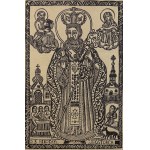 Zygmunt ŁAZARSKI - Saint Nicholas. Woodcut - 1921