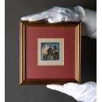JAKUBOWSKI, Stanisław (1885–1964) – The Shrine [color woodcut]