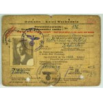 Eastern Railways. Employee ID card. Train driver. Lviv. Ostbahn Lemberg - 1942 [occupation]