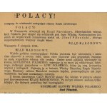 Propaganda leaflet. Poles. A National Government has been formed in Warsaw. It is the duty of all Poles to unite in solidarity under its authority. Józef Piłsudski has been appointed commander of the Polish armed forces, and everyone must obey his orders 