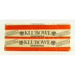 Tobacco Industry Plant. "Klubowe Krakowskie." 500 cigarettes. 25 packs. 20 filtered cigarettes. An original "bar" of 25 packs of "Klubowe Krakowskie"—1970s.