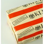 Usines de l'industrie du tabac. « Klubowe Krakowskie ». 500 unités. 25 paquets. 20 cigarettes avec filtre. « Barre » originale de 25 paquets de « Klubowe Krakowskie » – années 70.