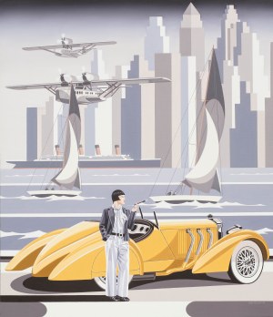 Tomasz Kostecki (ur. 1964), Kobieta i żółty Mercedes, 2026