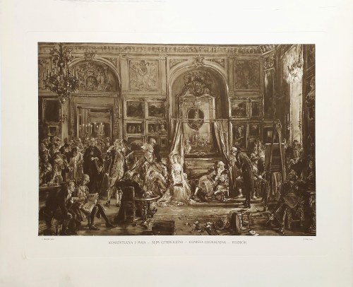 Jan Matejko (1838 - 1893), Konstytucya 3 Maja - Sejm Czteroletni - Komisya Edukacyjna - Rozbiór