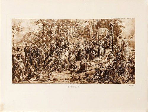 Jan Matejko (1838 - 1893), CHRZEST LITWY