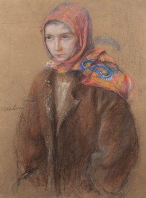Teodor Axentowicz, Dziewczyna w chuście