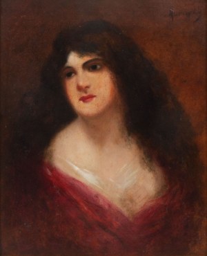Aleksander Mroczkowski, Portret brunetki