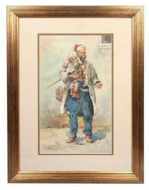 Józef Pawlikiewicz, Ojciec z dzieckiem, 1917 r.