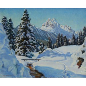Erich Kittmann, Winter Landscape, ca. 1920