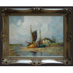 Rudolf Priebe, Boats in Front of the House