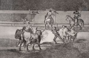 Francisco Goya, Ogniste banderille, z cyklu 