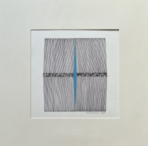 Wanda Gołkowska, bez tytułu, rysunek na papierze, 31x31 cm, 2003