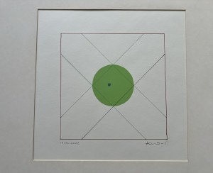 Jan Chwałczyk, bez tytułu, rysunek na papierze, 31x31 cm, 2002