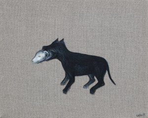 Magdalena Cybulska, Czarny pies, biały pies z cyklu Moja skóra, 2013