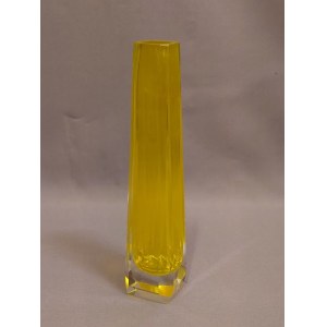 Wasungen Art Glassworks, Faceted Vase, Germany