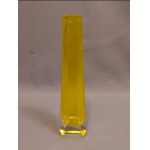 Wasungen Art Glassworks, Faceted Vase, Germany