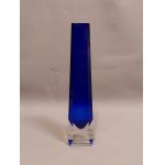 Wasungen Art Glassworks, Faceted Vase, Germany