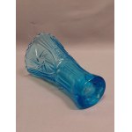 H.S. Gospodarczy Ząbkowice Vase with Rosette No. 2259, Azure Blue