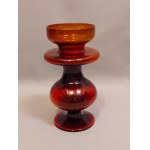 Zbigniew Horbowy H.S. Sudety Economic Association Uranium Glass Candleholder—A One-of-a-Kind Piece!