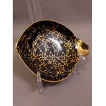 ZP Chodzież Paterka Fish Ashtray, Gold Tampon Printing, New