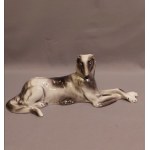 ZPS Wałbrzych Lying Greyhound Figurine