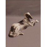 ZPS Wałbrzych Lying Greyhound Figurine