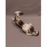 ZPS Wałbrzych Lying Greyhound Figurine