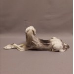 ZPS Wałbrzych Lying Greyhound Figurine