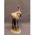 Keramos Wien Art Deco Flamingo Figurine from the 1930s