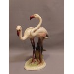 Keramos Wien Art Deco Flamingo Figurine from the 1930s