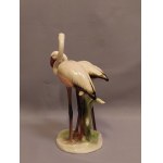 Keramos Wien Art Deco Flamingo Figurine from the 1930s