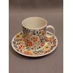 Cepelia Opole ZPS Karolina Teacup with Saucer—Beautiful Handcrafted Piece