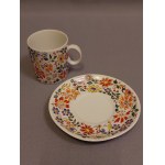 Cepelia Opole ZPS Karolina Teacup with Saucer—Beautiful Handcrafted Piece