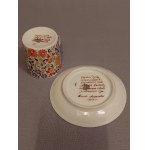 Cepelia Opole ZPS Karolina Teacup with Saucer—Beautiful Handcrafted Piece