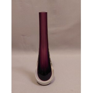 Sommerso-Style Murano Glass Vase - Artistic Glass