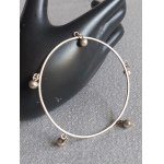 Marian Cichocki, Poznań: Silver Bracelet with a Circle and Beads