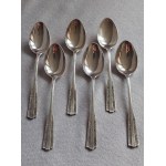 Hefra Silver Tea/Coffee Spoons, Oriental Design, Boxed, New