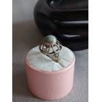 ORNO Warsaw Silver Ring with Natural Agate